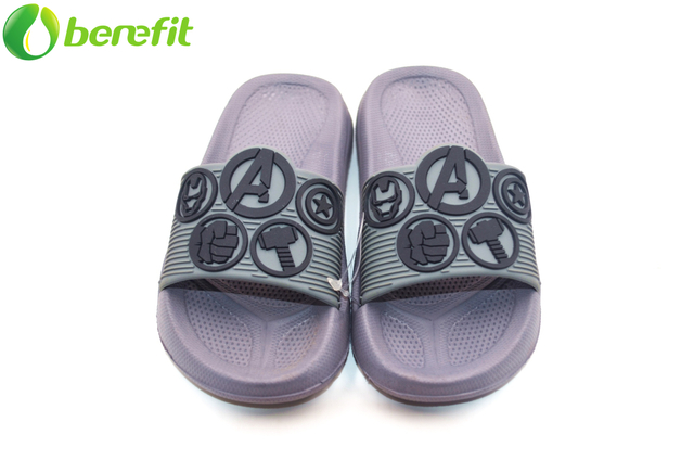 Grey Boy Avengers EVA Fashion Slides Sandals 