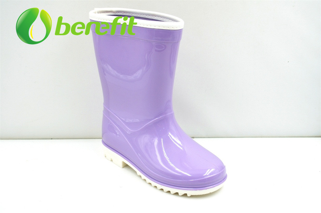 Rain Boots Women with Ankle High Boots with PVC Material