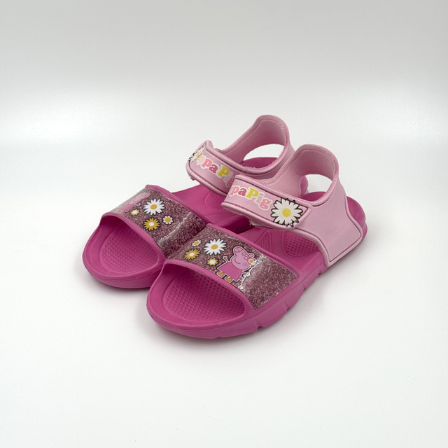 PINK COLOUR SANDALS CARTOON BESET SANDALS 