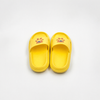 Wholesale Kids Yellow Beach Slides Lightweight EVA Summer Sandals