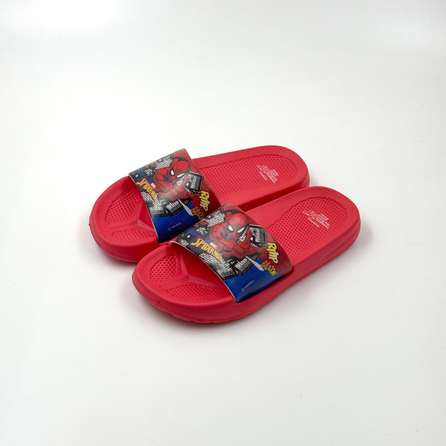 Spider Man Custom Shoes Slippers Cartoon Red Slippers