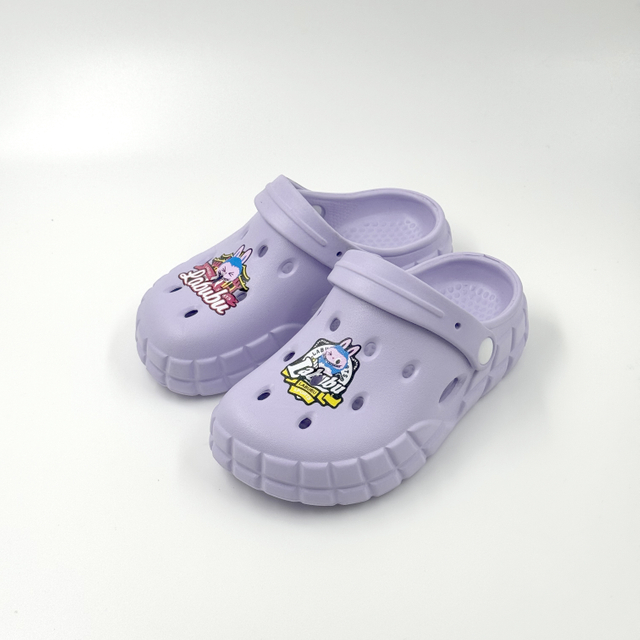 KIDS LABUBU SHOES PURPLE CLOGS COMFORTABLE CLOGS 