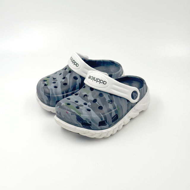 SHOES CAMOUFLAGE COOL CLOGS EVA BLACK CLOGS 