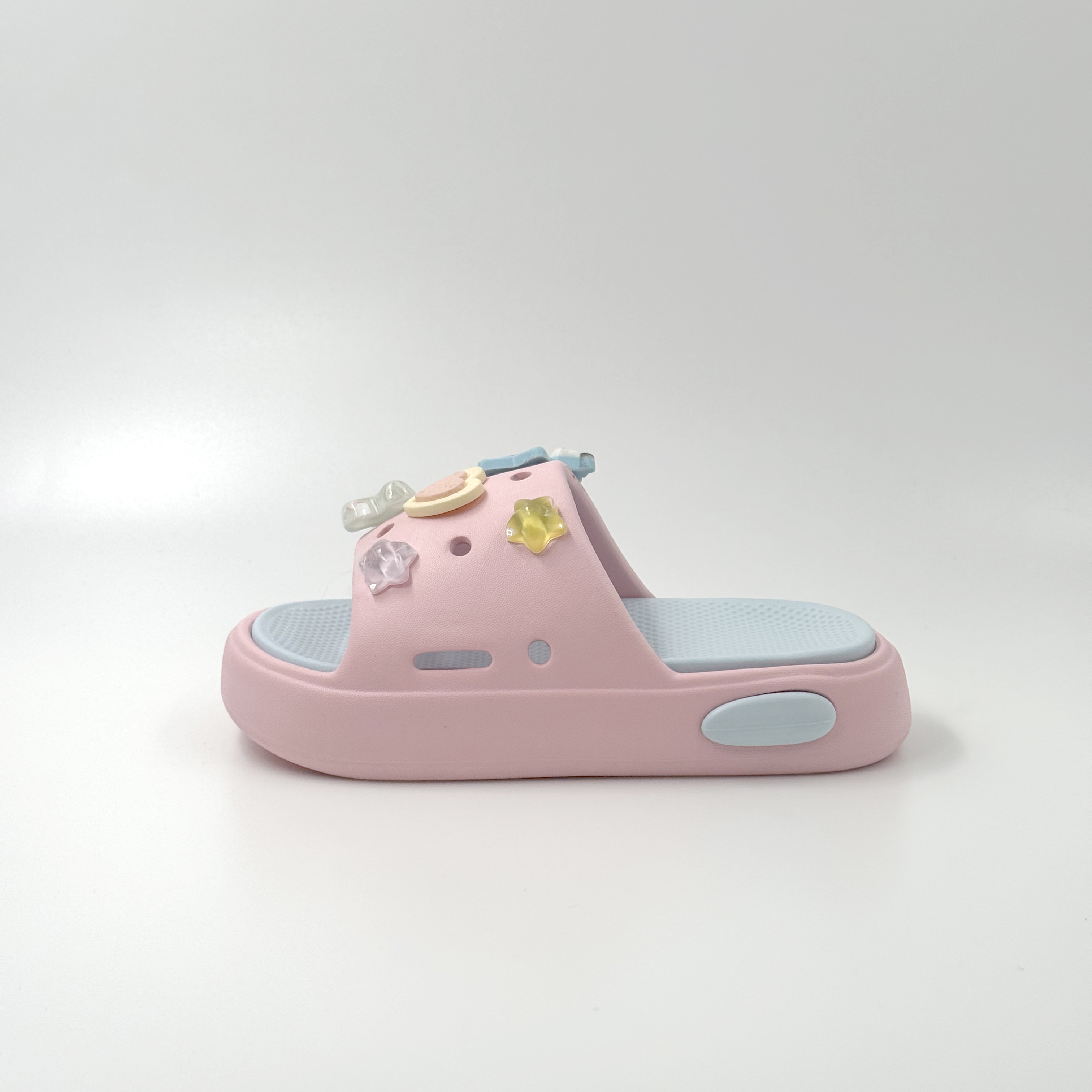 KIDS PINK HOUSE SHOES 