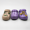 Wholesale Beige Dinosaur Kids Clogs with Star Charms
