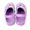 Bulk Kids UR CUTE Heart Clogs with Charms | Wholesale Girls Purple Garden Shoes Factory