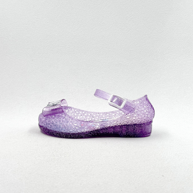 KIDS HOT BRAND KUROMI JELLY SANDAL WITH RHINESTONES DECORATION