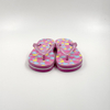 Kids Light Up Flip Flops with Colorful Heart Print Wholesale