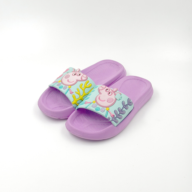 Purple House Slippers Peppa Pig Shoes Kids Slippers