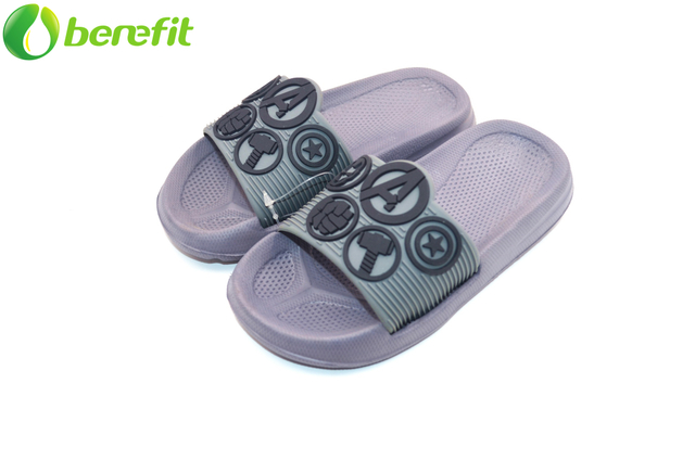 Grey Boy Avengers EVA Fashion Slides Sandals 
