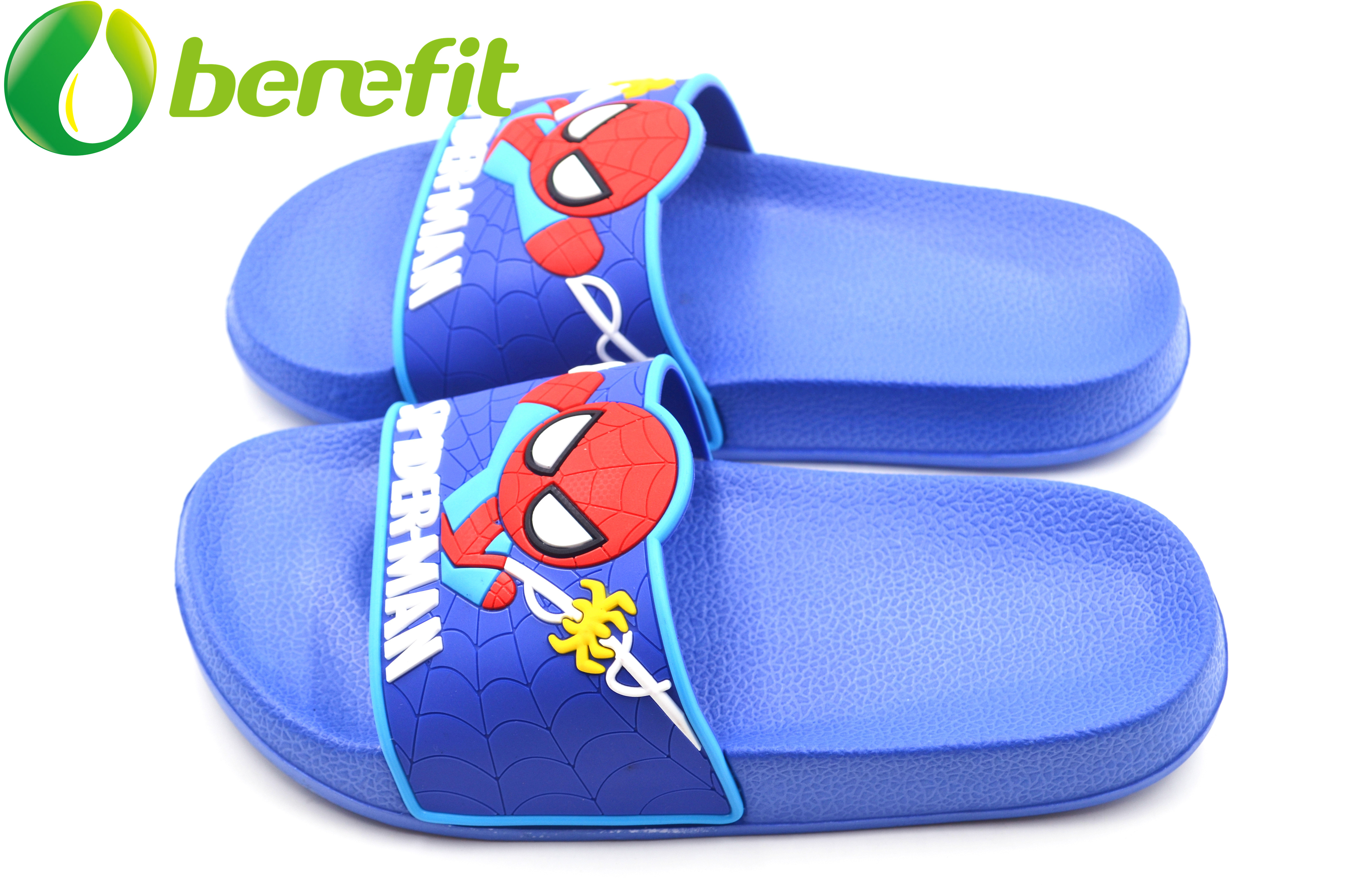 Spider-man Blue Kids Slide Sandals Boys