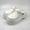 EVA WHITE WOMEN'S HIGH HEEL CLOGS EVA CLOGS 