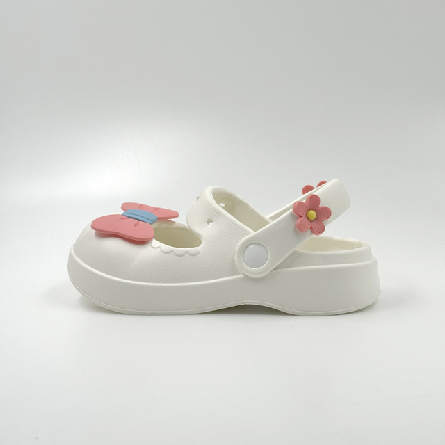GIRLS PINK BOW CUTE CLOGS COMFORTABLE CLOGS