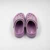 Wholesale Girls Purple Butterfly Clogs Rhinestone Platform Garden Shoes
