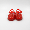 Wholesale Kids Red Inside Out Jelly Sandals PVC Beach Shoes