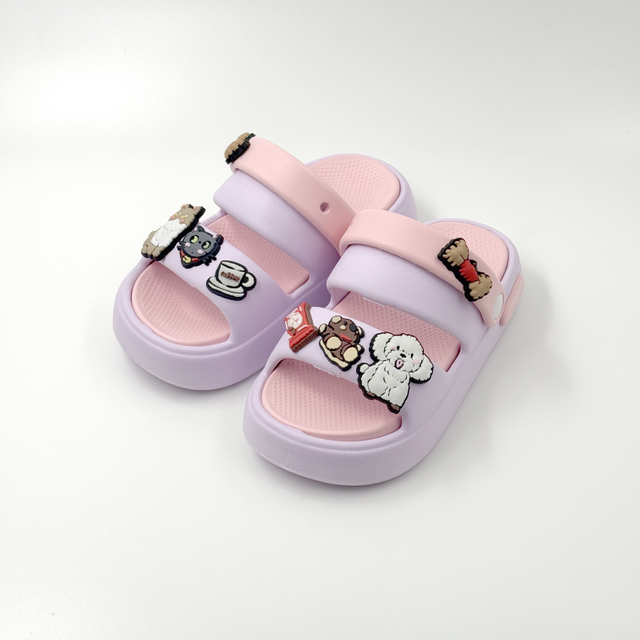 ANIMAL SLIPPERS WITH CARTOON DECORATION DESIGN 