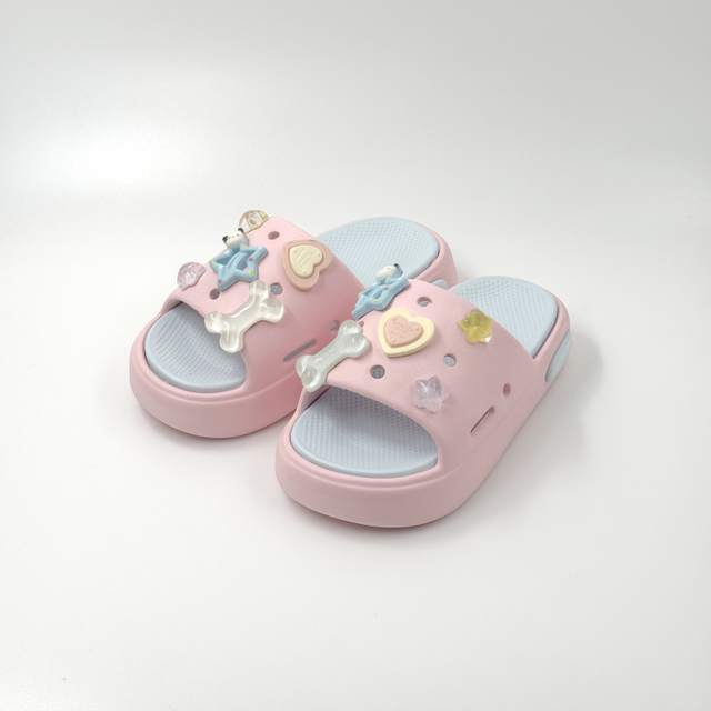 KIDS PINK HOUSE SHOES 