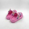 Girls fashion fushia clogs with stylish back strap