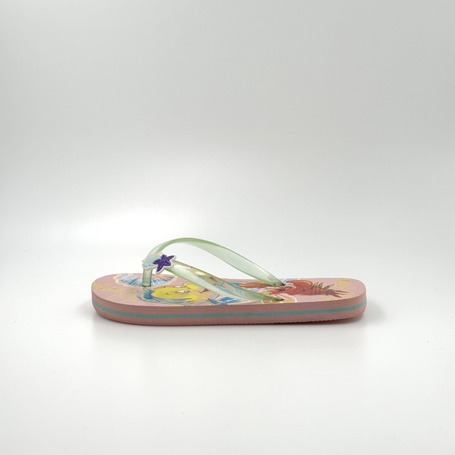 KIDS LITTLE MERMAID BEST BEACH FLIP FLOPS SHOES 