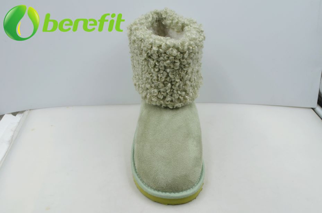 Women's Winter Warm Faux Fur Lined Half Calf Snow Boots 