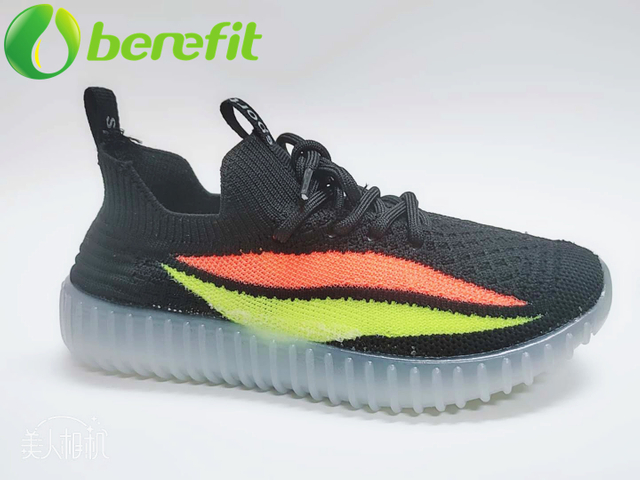 Casual Shoes for Men with PVC Injected Shoes And Breathable Flyknit Upper