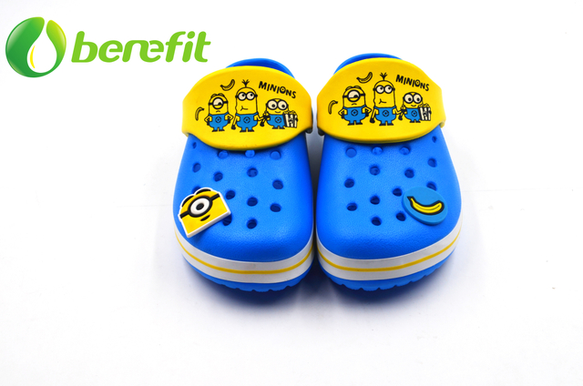 EVA Minion Chirdren Blue Garden Shoes 