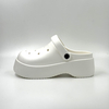 EVA WHITE WOMEN'S HIGH HEEL CLOGS EVA CLOGS 