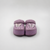 Wholesale Girls Purple Butterfly Clogs Rhinestone Platform Garden Shoes
