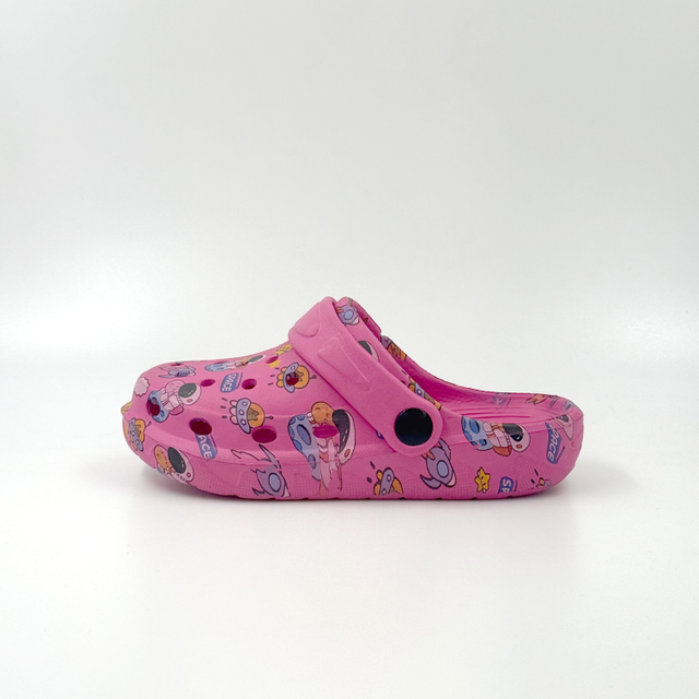 pink clogs fashion clogs Cartoon shoes