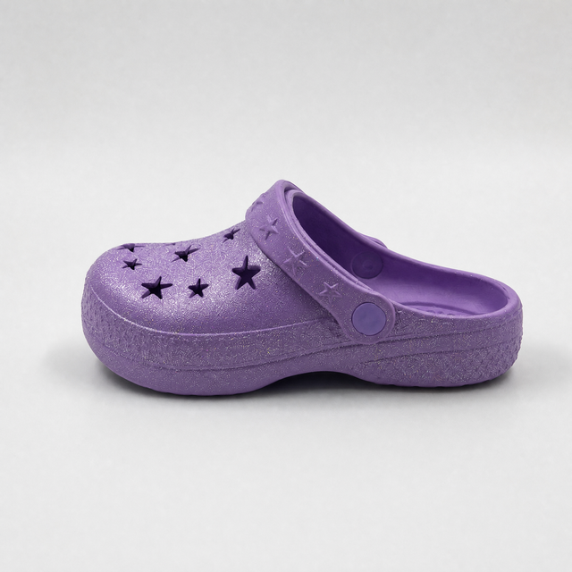Wholesale Beige Dinosaur Kids Clogs with Star Charms