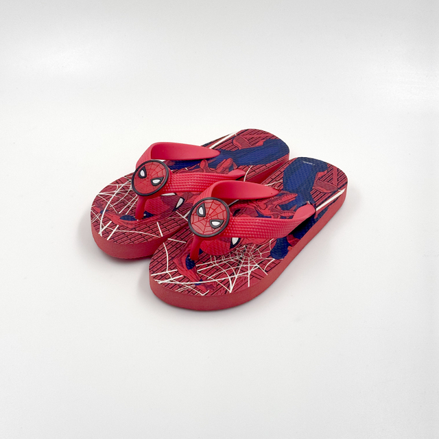 Marvel Spider-Man Kids' Flip Flops Red Web Print Wholesale
