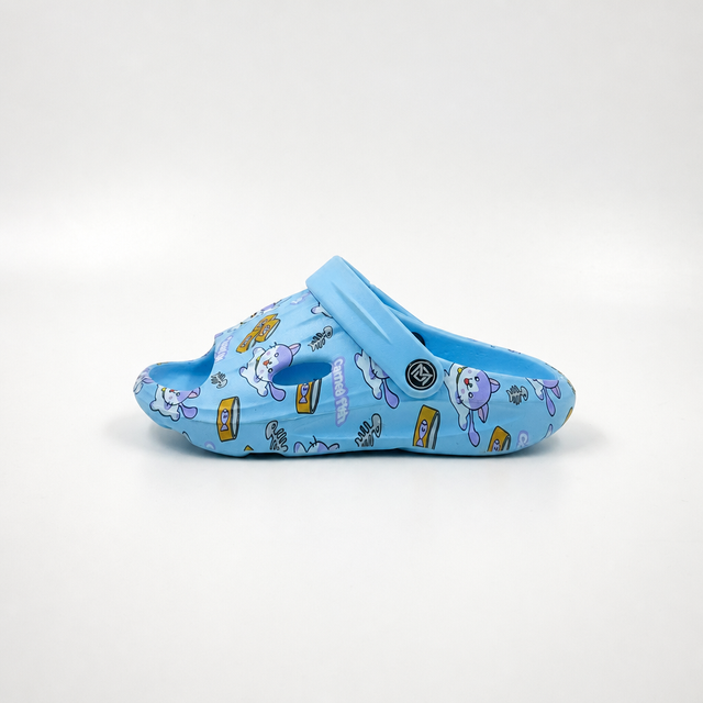 Bulk Kids Printed Slippers | Wholesale Children's Cat Pattern Beach Slides