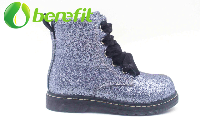 Women Fashion Boots with Printing PU Material in Ankle Boots Styles