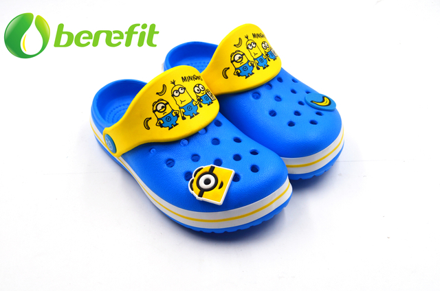 EVA Minion Chirdren Blue Garden Shoes 