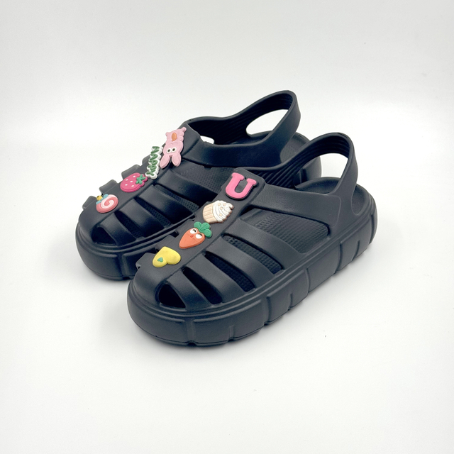 Bulk Women's Black Casual Slides Comfortable EVA Summer Sandals