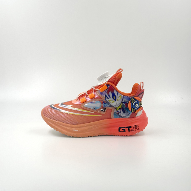 cartoon sneakers orange running shoes orange designer shoes
