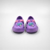 Wholesale Kids Purple Palm Tree Clogs Pink Strap EVA Sandals
