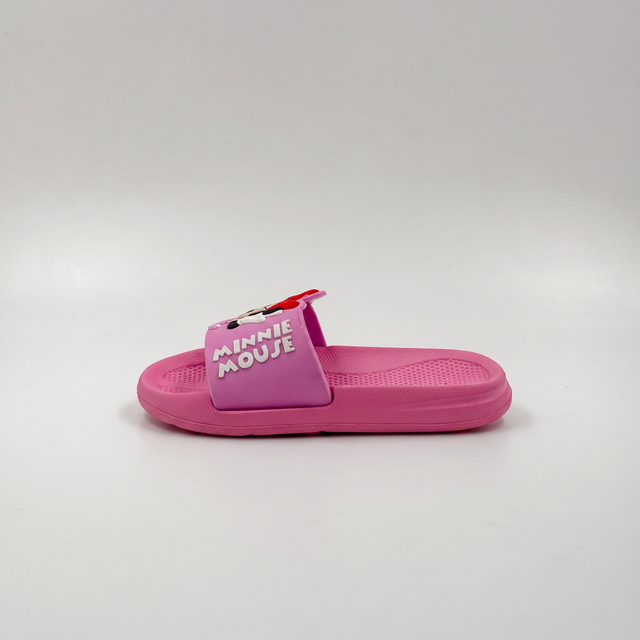 Wholesale Kids Minnie Mouse Slides Pink EVA Summer Sandals