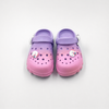 Wholesale Kids Purple Gradient Clogs Cartoon Charm EVA Sandals