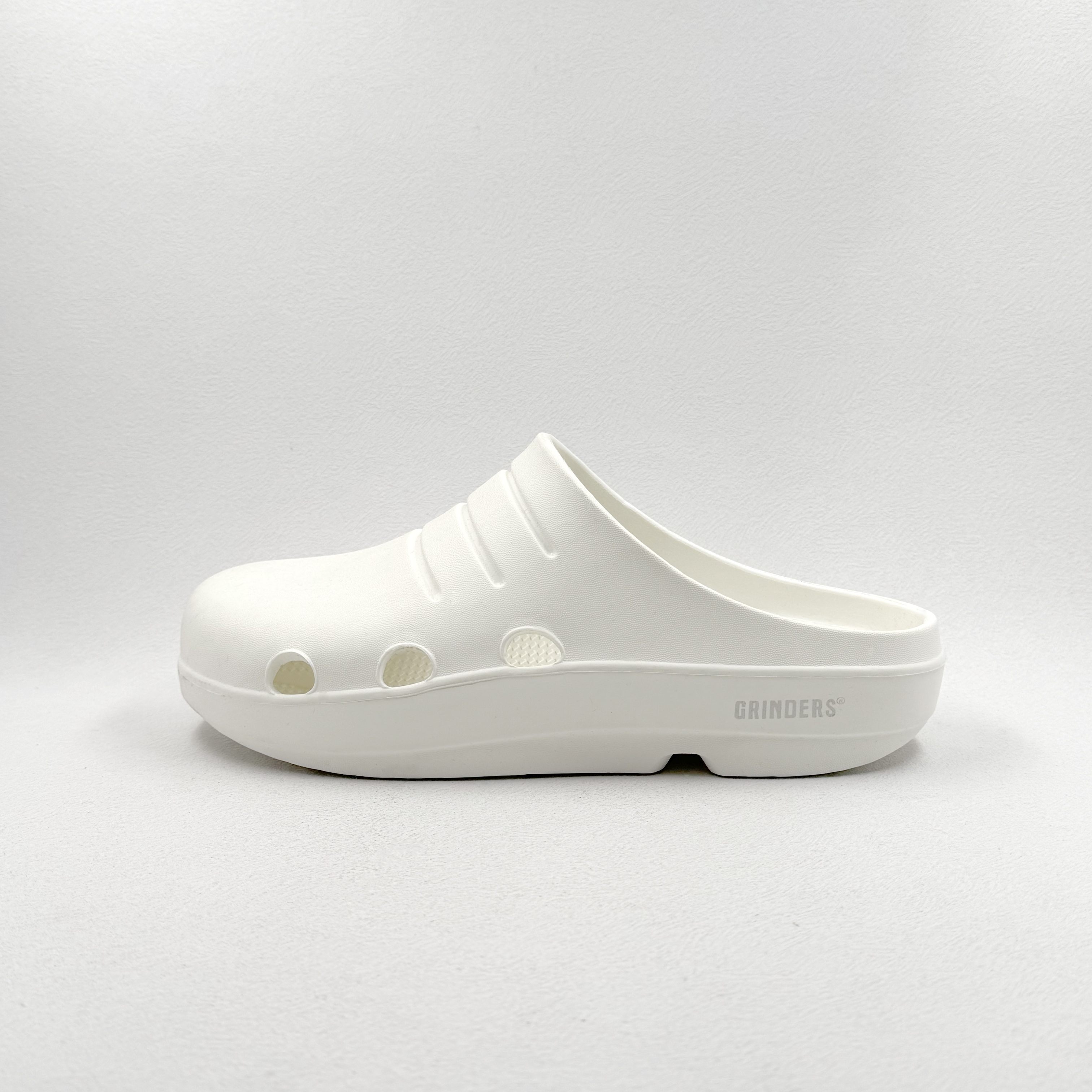 MENS ADICANE CLOG WHITE SLIDES MEN SLIP ON SHOES