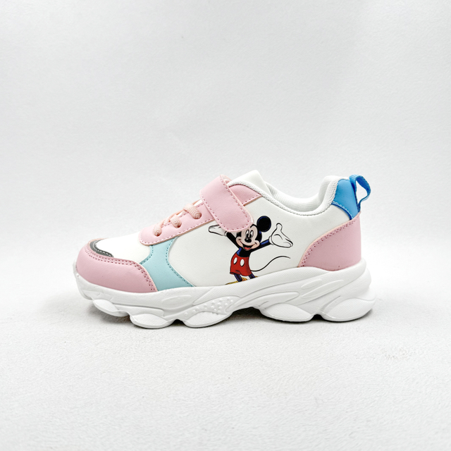 TENNIS SHOES CARTOON DISNEY MICKEY SNEARKR FOR TODDLER GIRLS AND BOYS SOFT BOTTOM 