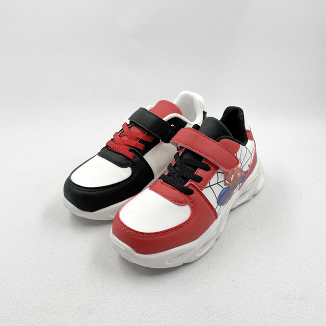 KIDS CUTE SPIDERMAN RUNNING SHOES WITH EVA SOLE
