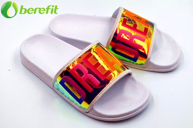 Women's EVA Gold Pool Slide Slipper 