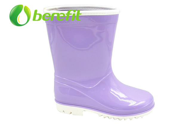 Rain Boots Women with Ankle High Boots with PVC Material