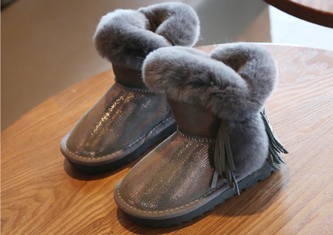 Fur Cute Warm Girl Snow Boots 