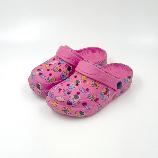 pink clogs fashion clogs Cartoon shoes