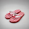 Wholesale Sweethearts XOXO Print Flip Flops for Women