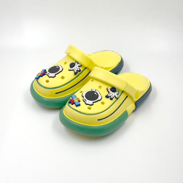 Bulk Kids Astronaut Clogs with Charms | Wholesale Space Theme EVA Sandals Factory
