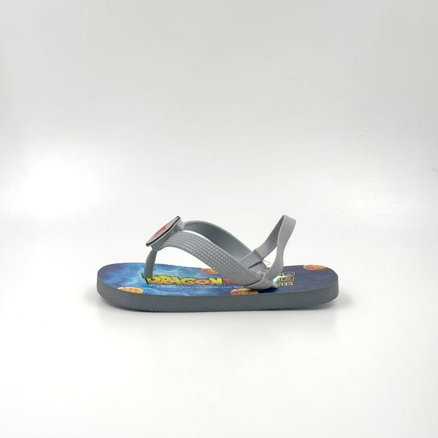 Wholesale Dragon Ball Kids Flip Flops | Bulk Anime Character Sandals with Heel Strap