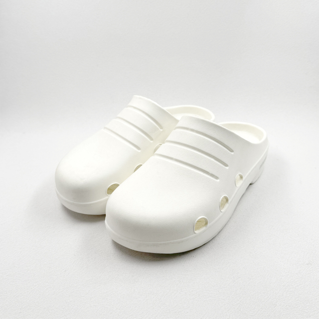 MENS ADICANE CLOG WHITE SLIDES MEN SLIP ON SHOES